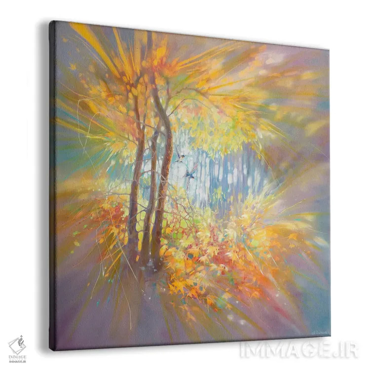 تابلو جایی در فضای باز پاییزی اثر گیل بوستامانته - نمای پرسپکتیو محصول