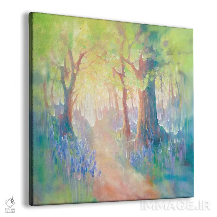 تابلو نجوای گلهای زنگولهای اثر گیل بوستامانته - نمای پرسپکتیو محصول