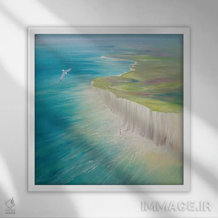 تابلو بازگشت به خانه اثر گیل بوستامانته - نمای قابدار سفید