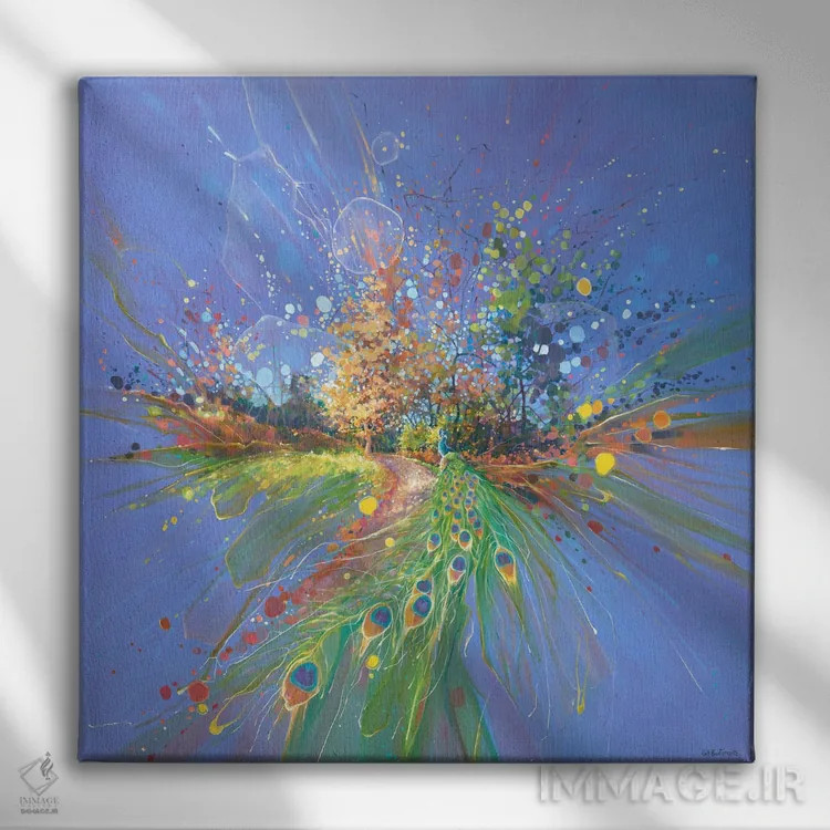تابلو تکامل زیبا اثر گیل بوستامانته - نمای روبهرو روی دیوار