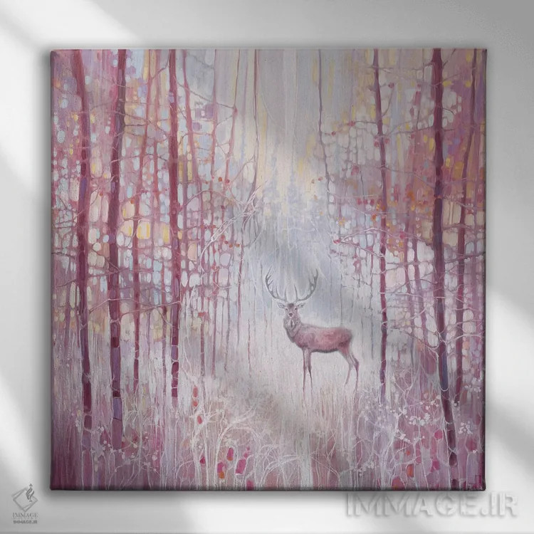 تابلو پادشاه یخی اثر گیل بوستامانته - نمای روبهرو روی دیوار