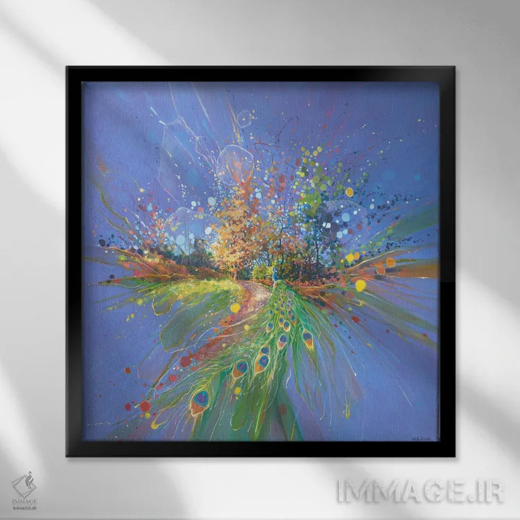 تابلو تکامل زیبا اثر گیل بوستامانته - نمای قابدار مشکی