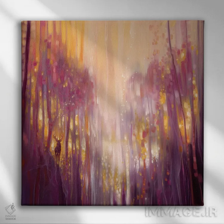 تابلو فابیان در انتظار اثر گیل بوستامانته - نمای روبهرو روی دیوار