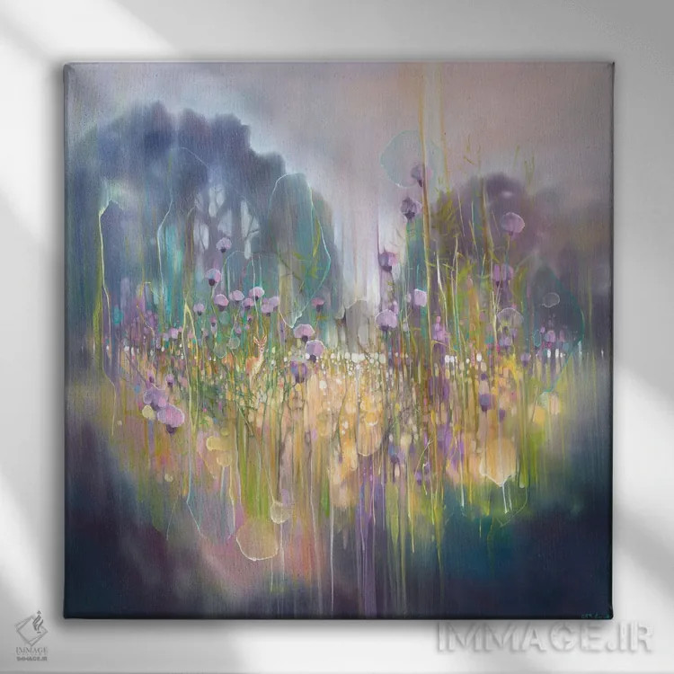 تابلو شاهد نیمه تابستان اثر گیل بوستامانته - نمای روبهرو روی دیوار