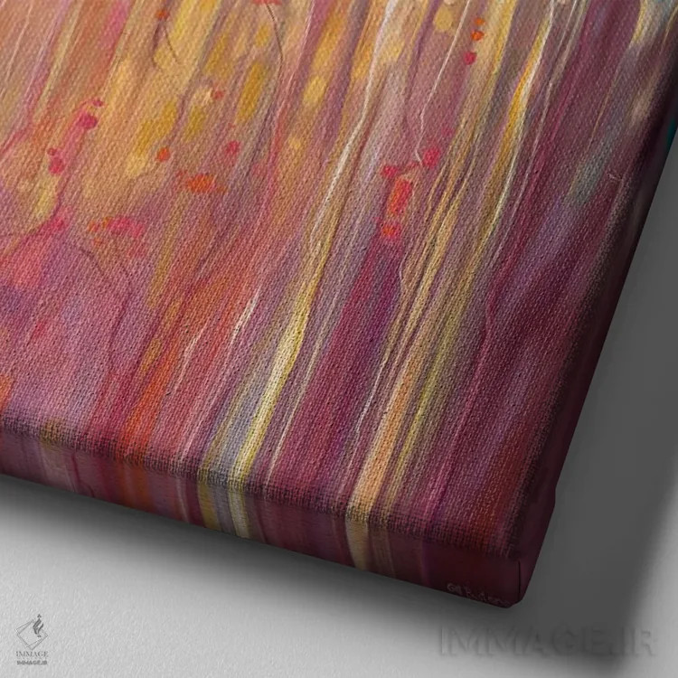 تابلو مکاشفه اثر گیل بوستامانته - نمای نزدیک بافت بوم