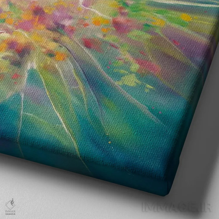 تابلو سرزندگی(شادابی) اثر گیل بوستامانته - نمای نزدیک بافت بوم