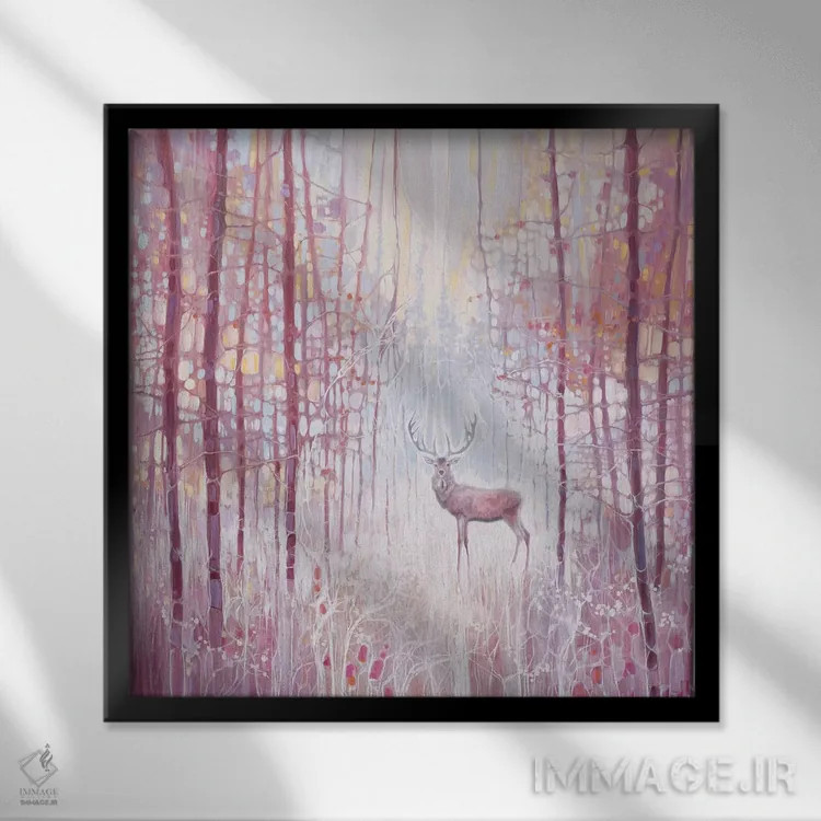 تابلو پادشاه یخی اثر گیل بوستامانته - نمای قابدار مشکی