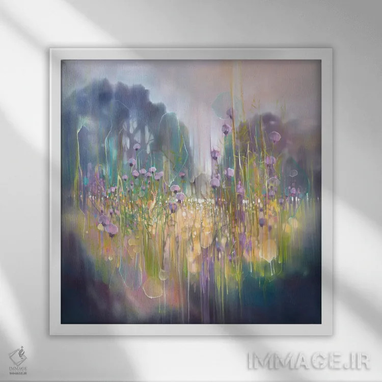 تابلو شاهد نیمه تابستان اثر گیل بوستامانته - نمای قابدار سفید