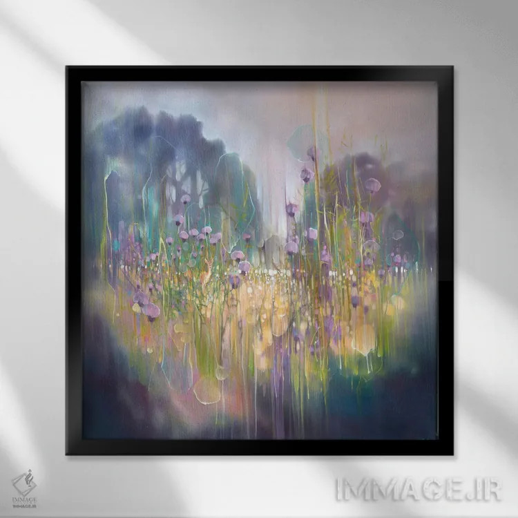 تابلو شاهد نیمه تابستان اثر گیل بوستامانته - نمای قابدار مشکی