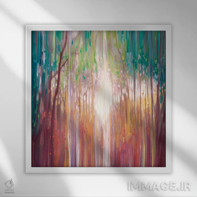 تابلو مکاشفه اثر گیل بوستامانته - نمای قابدار سفید