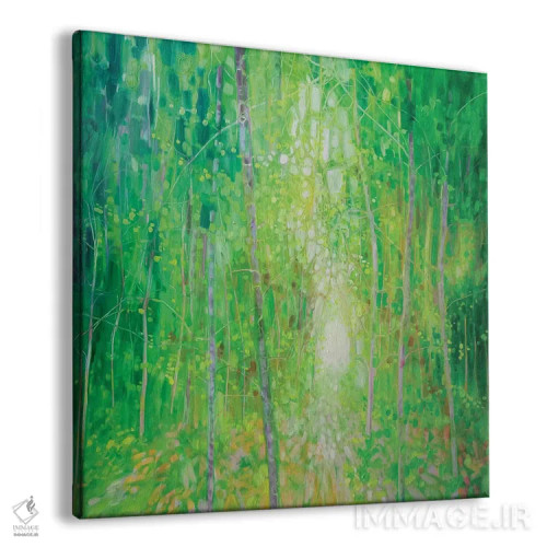 تابلو پادشاه جنگل سبز اثر گیل بوستامانته - نمای پرسپکتیو محصول