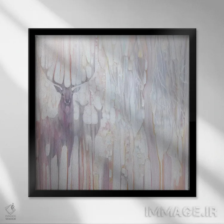 تابلو راهنمایان روحانی اثر گیل بوستامانته - نمای قابدار مشکی