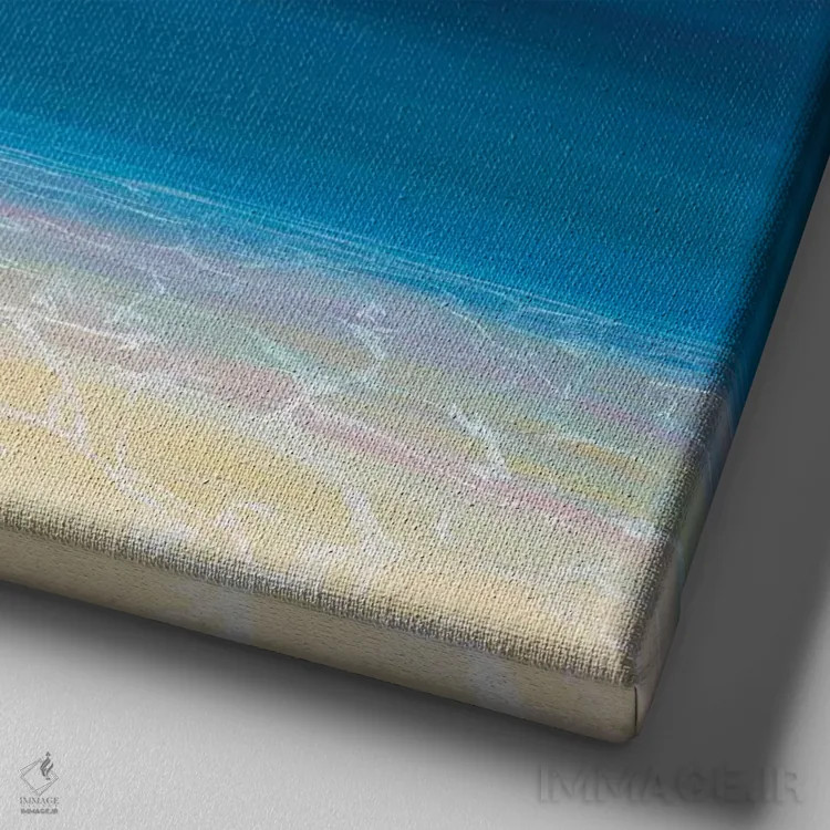 تابلو آغاز دوباره اثر گیل بوستامانته - نمای نزدیک بافت بوم