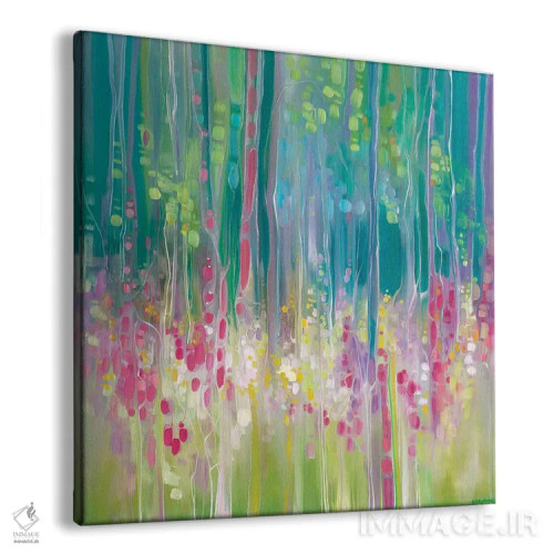 تابلو تابستان انتزاعی اثر گیل بوستامانته - نمای پرسپکتیو محصول