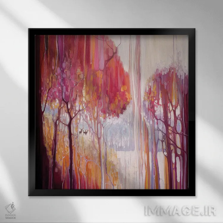 تابلو انتظار... اثر گیل بوستامانته - نمای قابدار مشکی