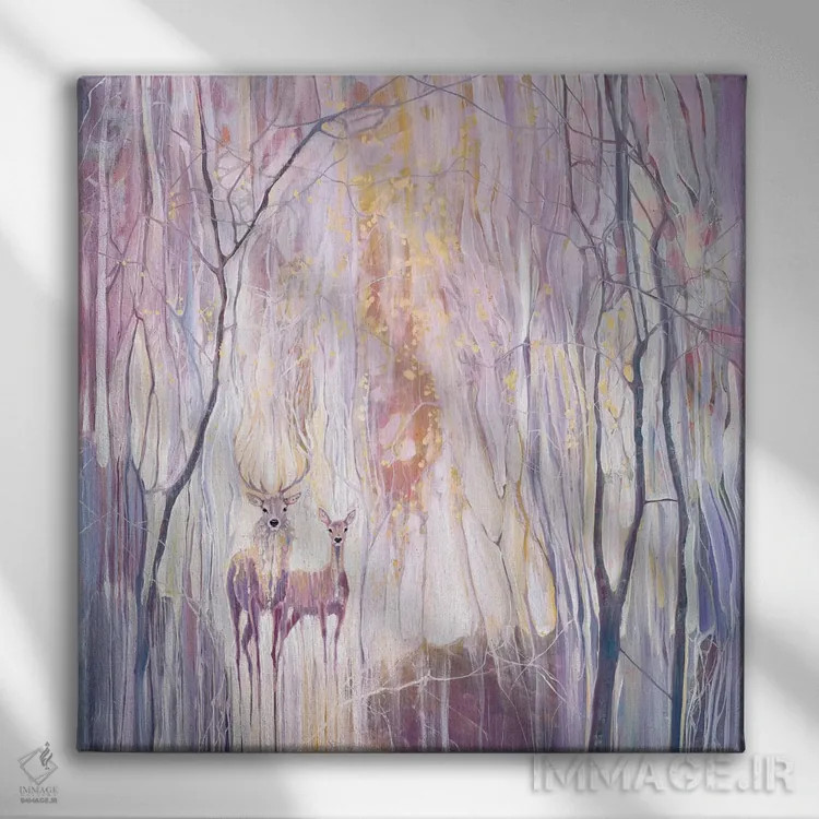 تابلو اثیری اثر گیل بوستامانته - نمای روبهرو روی دیوار