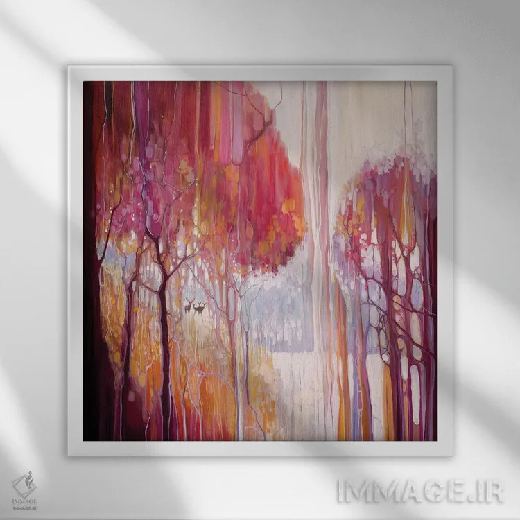 تابلو انتظار... اثر گیل بوستامانته - نمای قابدار سفید