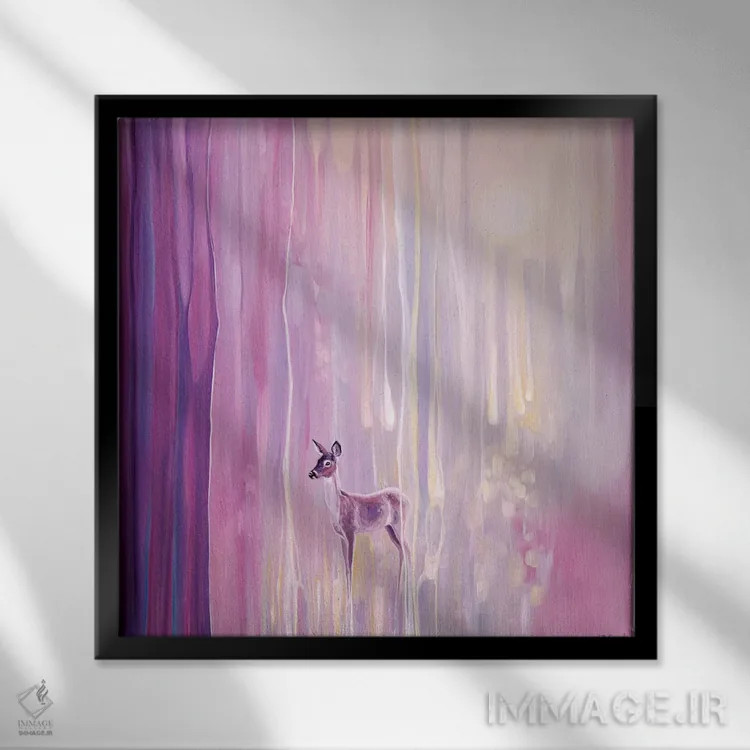 تابلو زیبا اثر گیل بوستامانته - نمای قابدار مشکی