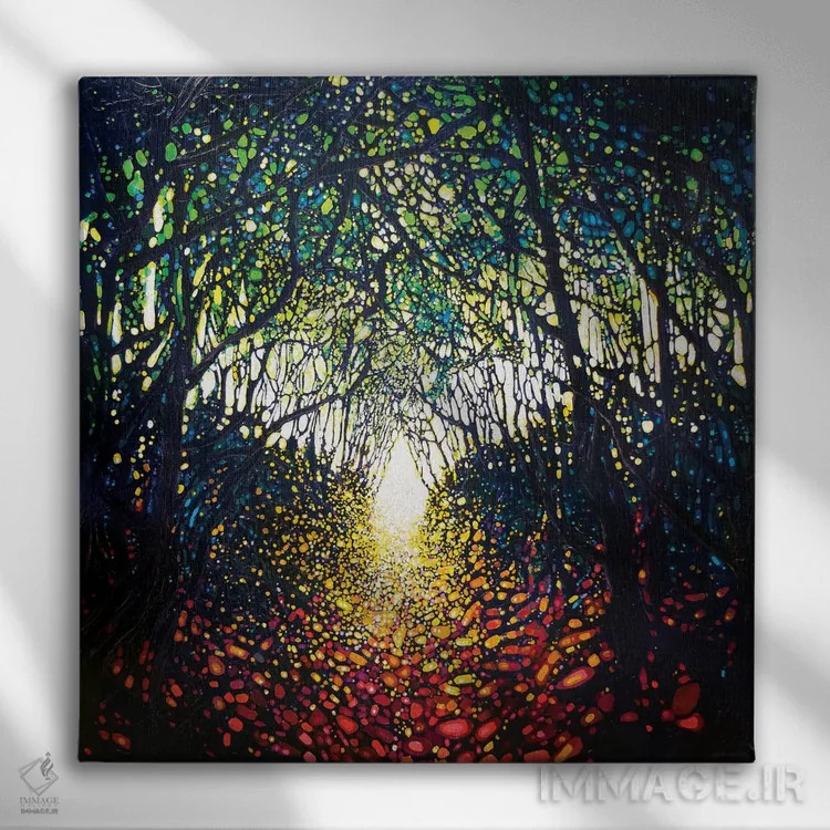 تابلو نزدیک شدیم... اثر گیل بوستامانته - نمای روبهرو روی دیوار