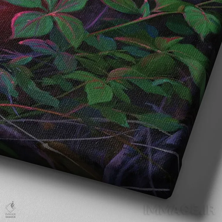 تابلو آرزویی که به حقیقت پیوست اثر گیگی چن - نمای نزدیک بافت بوم