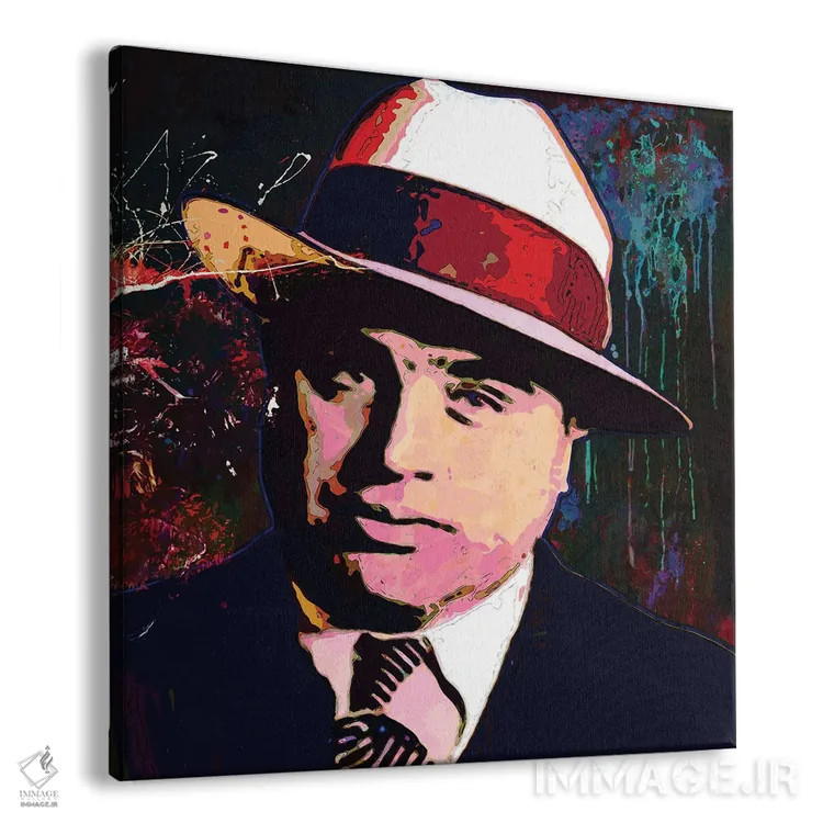 تابلو آل کاپون (خلافکار معروف آمریکایی) اثر گابریل کوزارلی - نمای پرسپکتیو محصول