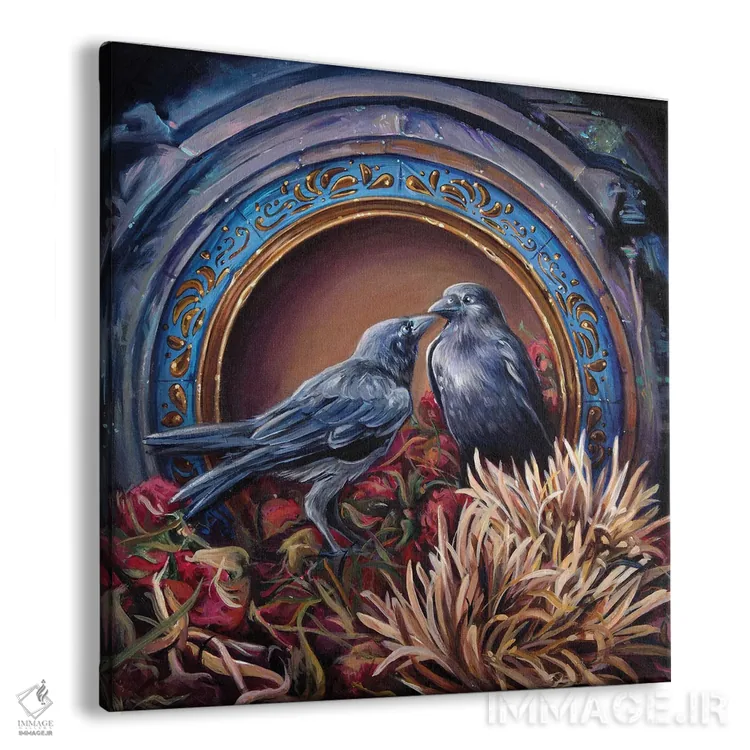 تابلو بوسه اثر گیگی چن - نمای پرسپکتیو محصول