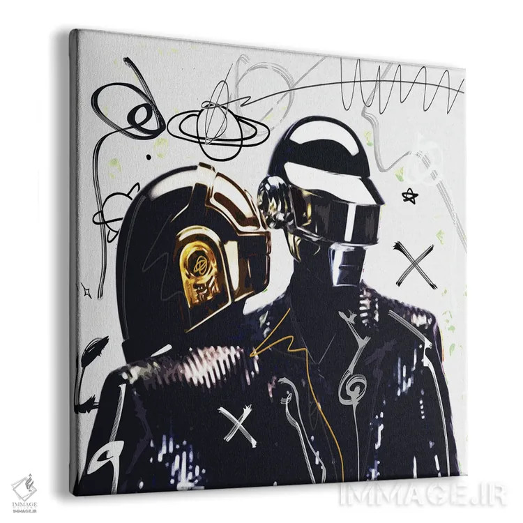 تابلو دفپانک (گروه موسیقی) اثر گابریل کوزارلی - نمای پرسپکتیو محصول