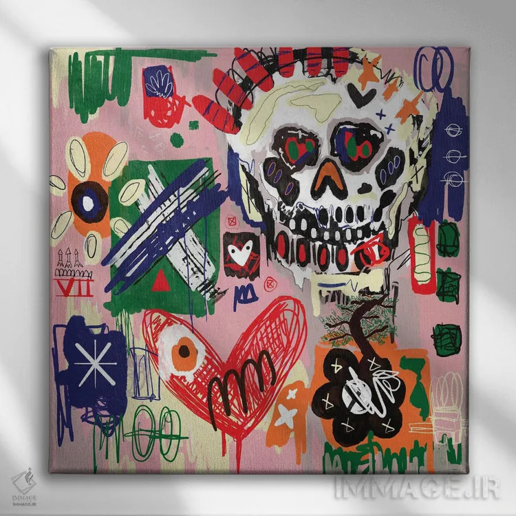 تابلو بونسای متولد دوباره اثر گابریل کوزارلی - نمای روبهرو روی دیوار