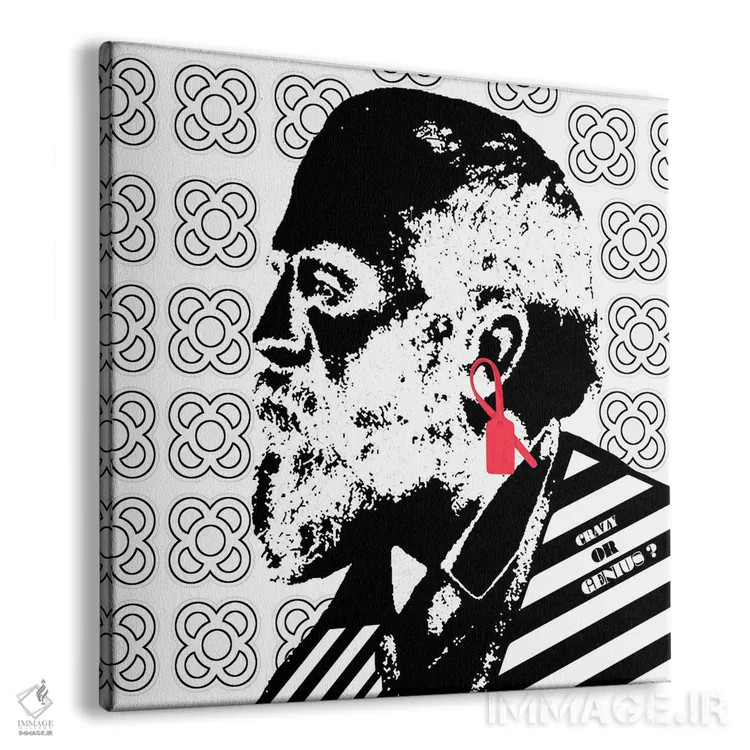 تابلو گاودی خارج (الهام از معمار اسپانیایی) اثر گابریل کوزارلی - نمای پرسپکتیو محصول