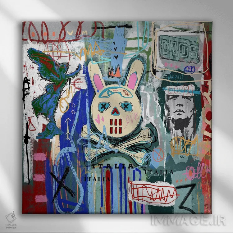 تابلو ایتالیا (نام کشور) اثر گابریل کوزارلی - نمای روبهرو روی دیوار