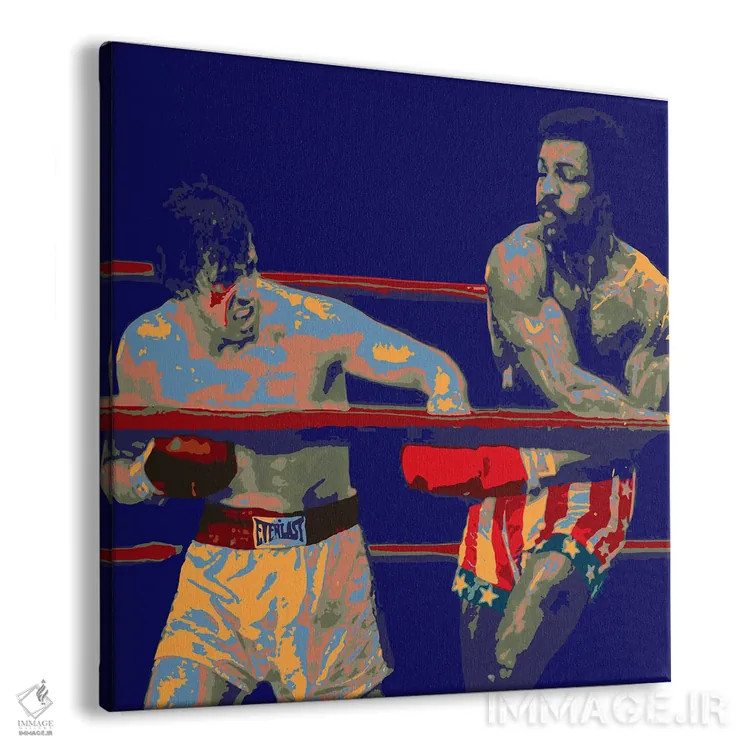 تابلو نبرد حماسی اثر گابریل کوزارلی - نمای پرسپکتیو محصول