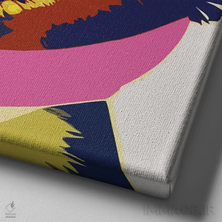 تابلو پامرانیان (نژاد سگ) اثر گابریل کوزارلی - نمای نزدیک بافت بوم