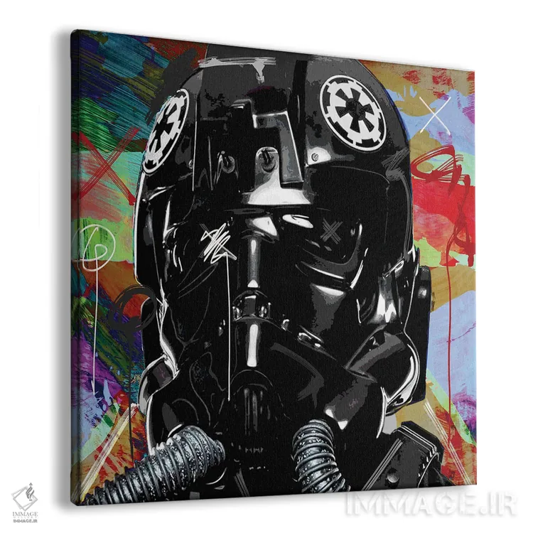 تابلو افکت سیاه اثر گابریل کوزارلی - نمای پرسپکتیو محصول