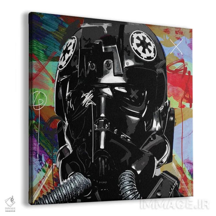 تابلو افکت سیاه اثر گابریل کوزارلی - نمای پرسپکتیو محصول