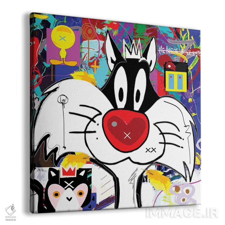 تابلو سیلوستر ایکس اثر گابریل کوزارلی - نمای پرسپکتیو محصول