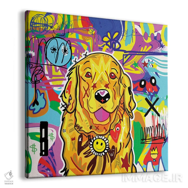 تابلو پسر طلایی اثر گابریل کوزارلی - نمای پرسپکتیو محصول