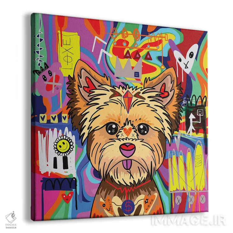 تابلو یورک سر (بازی با کلمات) اثر گابریل کوزارلی - نمای پرسپکتیو محصول