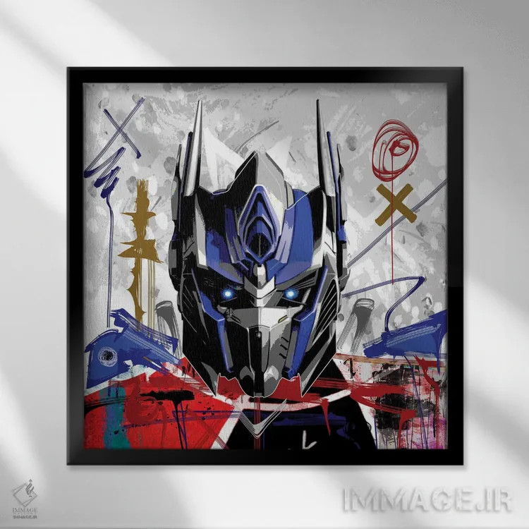 تابلو پرایم ایکس اثر گابریل کوزارلی - نمای قابدار مشکی