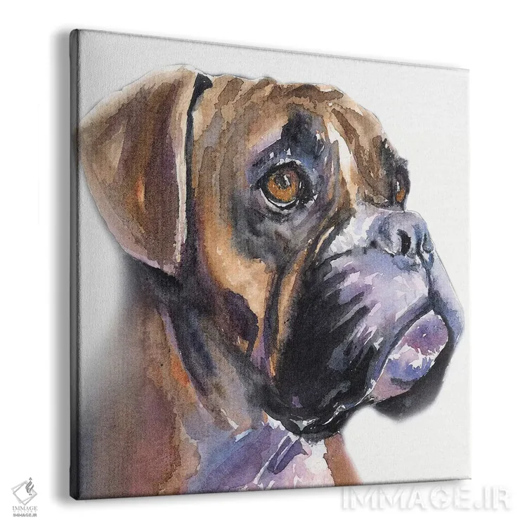 تابلو باکسر در مه اثر جورج دیاچنکو - نمای پرسپکتیو محصول