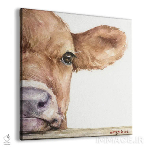 تابلو نیمرخ گوساله اثر جورج دیاچنکو - نمای پرسپکتیو محصول