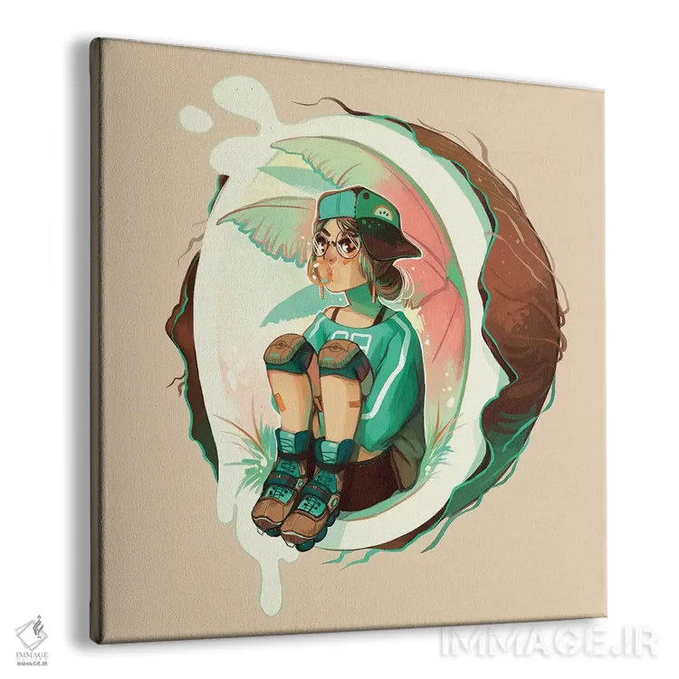 تابلو یک اثر ژنووا بی - نمای پرسپکتیو محصول