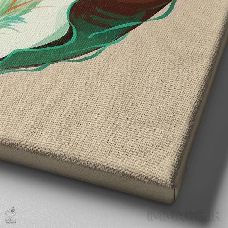 تابلو یک اثر ژنووا بی - نمای نزدیک بافت بوم