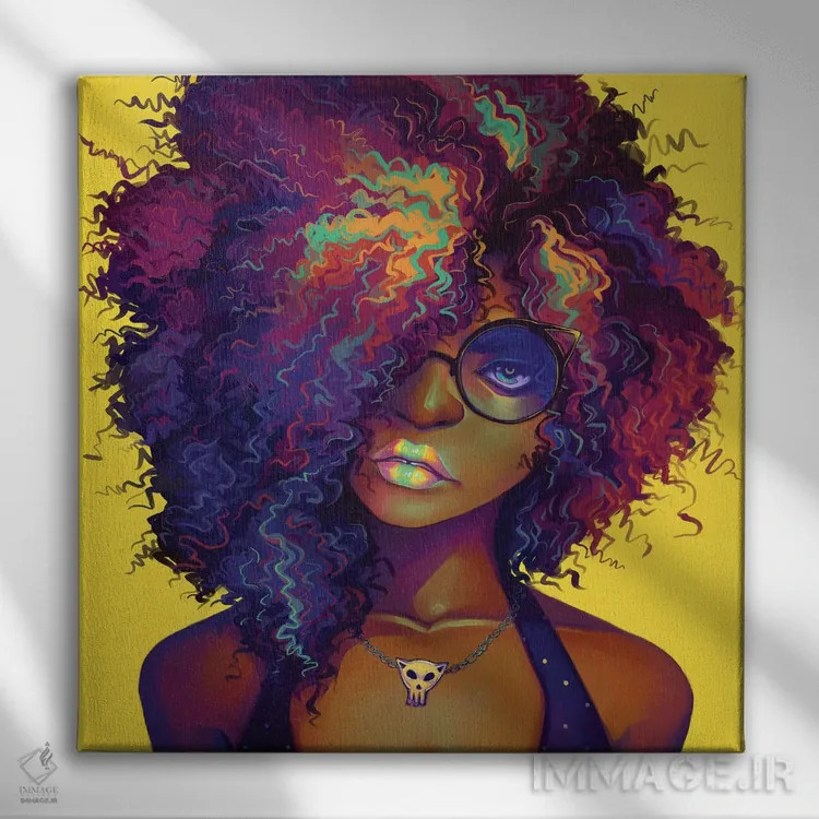 تابلو نئون اثر ژنووا بی - نمای روبهرو روی دیوار