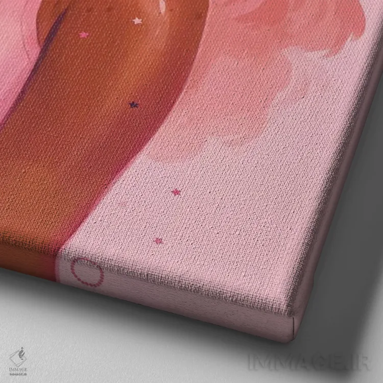 تابلو جادوی محض اثر ژنووا بی - نمای نزدیک بافت بوم