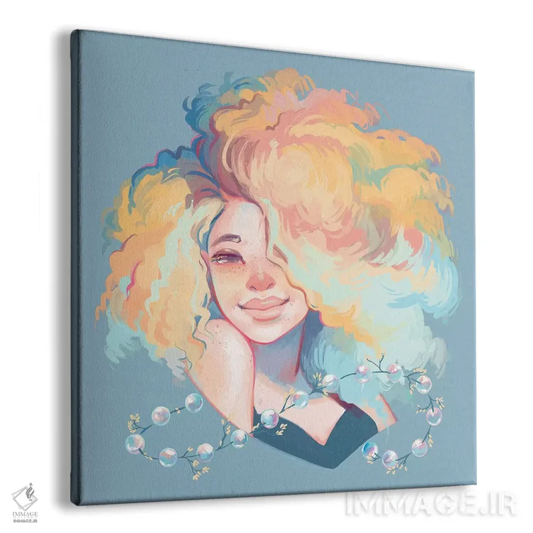 تابلو مروارید اثر ژنووا بی - نمای پرسپکتیو محصول