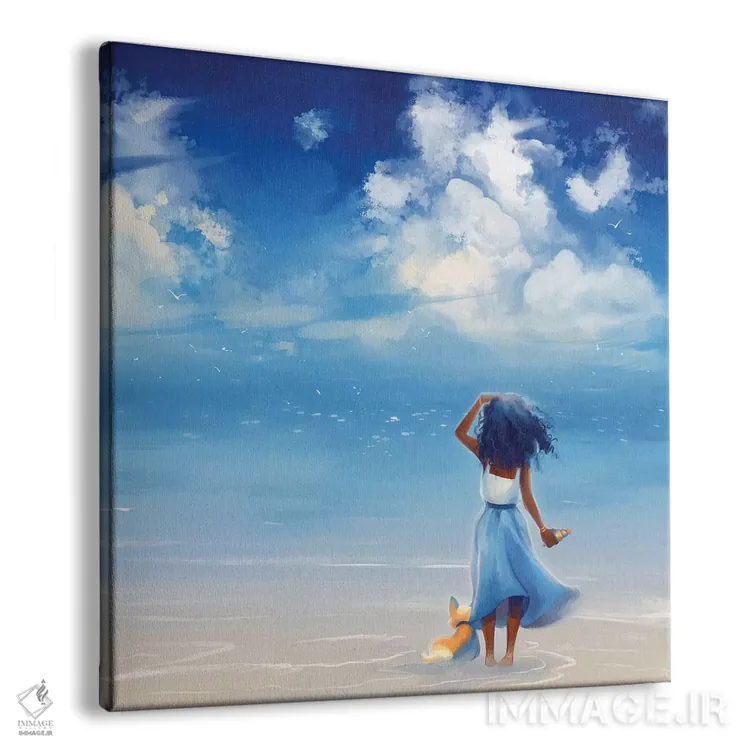 تابلو ساحل اثر ژنووا بی - نمای پرسپکتیو محصول