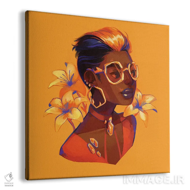 تابلو سیترین (سنگ نیمهقیمتی) اثر ژنووا بی - نمای پرسپکتیو محصول