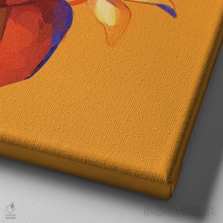 تابلو سیترین (سنگ نیمهقیمتی) اثر ژنووا بی - نمای نزدیک بافت بوم