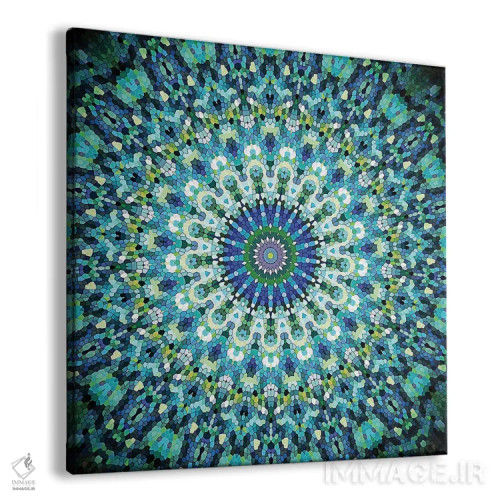 تابلو عربیکاری اثر مونیکا استریگل - نمای پرسپکتیو محصول