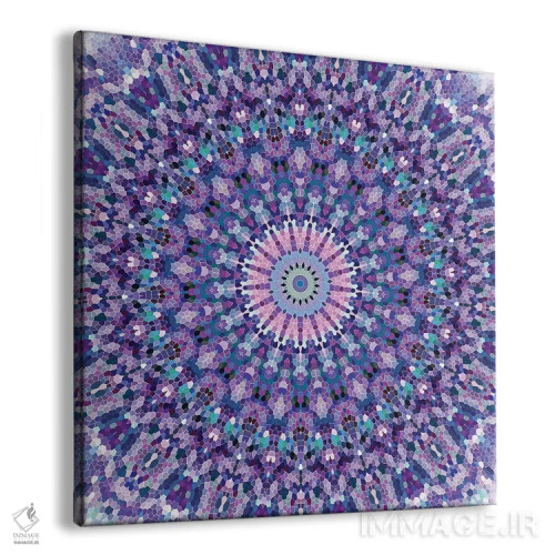 تابلو عربیکاری اثر مونیکا استریگل - نمای پرسپکتیو محصول